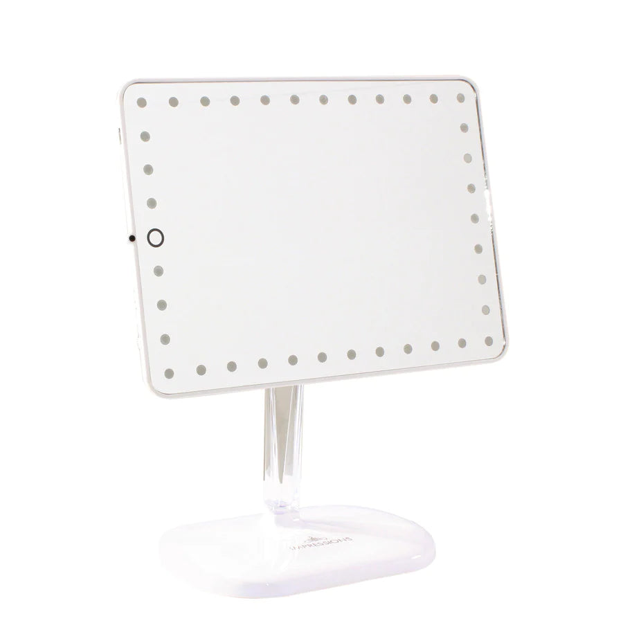 Touch Pro LED Makeup Mirror with Bluetooth Audio+Speakerphone & USB Charger