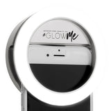 GlowMe® 2.0 LED Selfie Ring Light for Mobile Devices (USB Rechargeable)