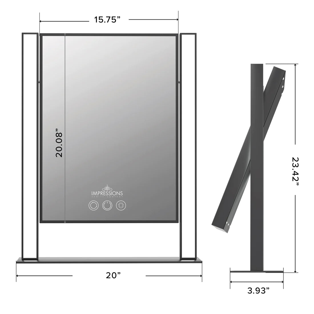 Nouveau XL Tri-Tone LED Makeup Mirror