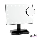 Touch XL Dimmable LED Makeup Mirror with Suction 5X