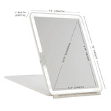 Touch Pad 2.0 Rechargeable LED Makeup Mirror with Flip Cover