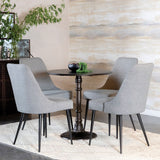 Oswego Round Bistro Dining Table Bronze