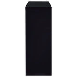 Prescott Rectangular 2-Shelf Bar Unit Glossy Black