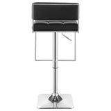 Alameda Adjustable Bar Stool Chrome And Black