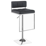 Alameda Adjustable Bar Stool Chrome And Grey