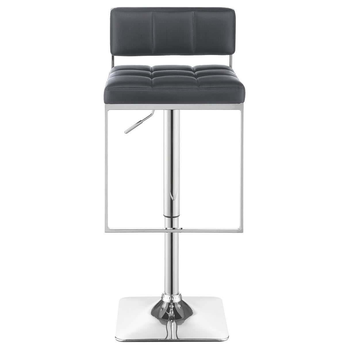 Alameda Adjustable Bar Stool Chrome And Grey