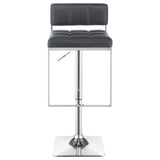 Alameda Adjustable Bar Stool Chrome And Grey