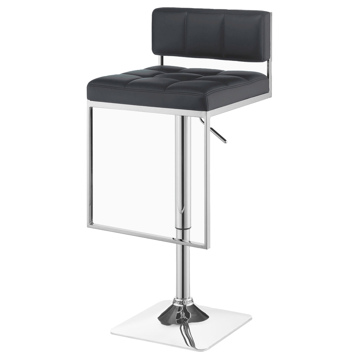 Alameda Adjustable Bar Stool Chrome And Grey