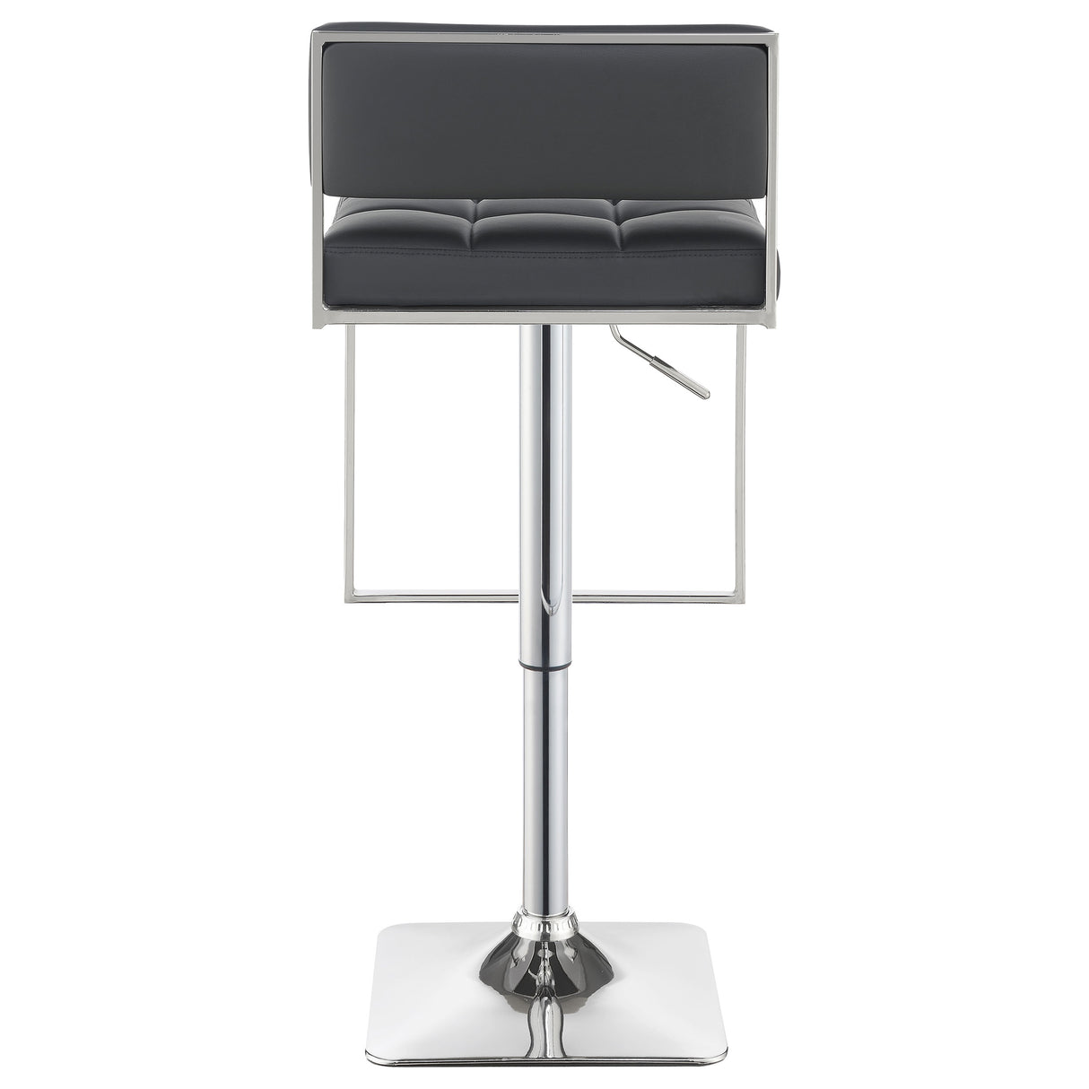 Alameda Adjustable Bar Stool Chrome And Grey