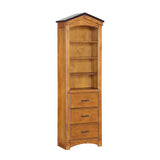 Tree Rustic Oak Finish House Bookshelf