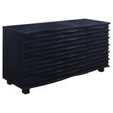 Stanton 3-Drawer Rectangular Server Black