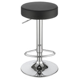 Ramses 29" Adjustable Bar Stool Chrome And Black