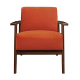 August Orange Accent Chair