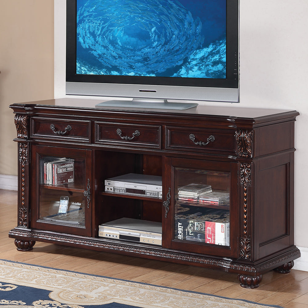 Anondale Cherry Finish Tv Stand