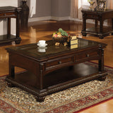 Anondale Cherry Finish Coffee Table