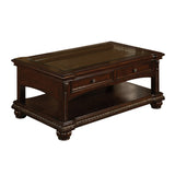 Anondale Cherry Finish Coffee Table