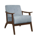 Carlson Blue-Gray Accent Chair