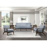 Carlson Blue-Gray Sofa