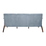 Carlson Blue-Gray Sofa