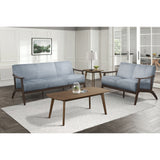 Carlson Blue-Gray Sofa