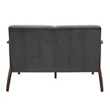 Carlson Dark Gray Love Seat