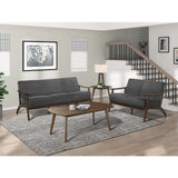 Carlson Dark Gray Love Seat