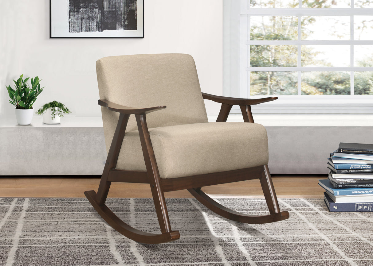 Waithe Brown Rocking Chair