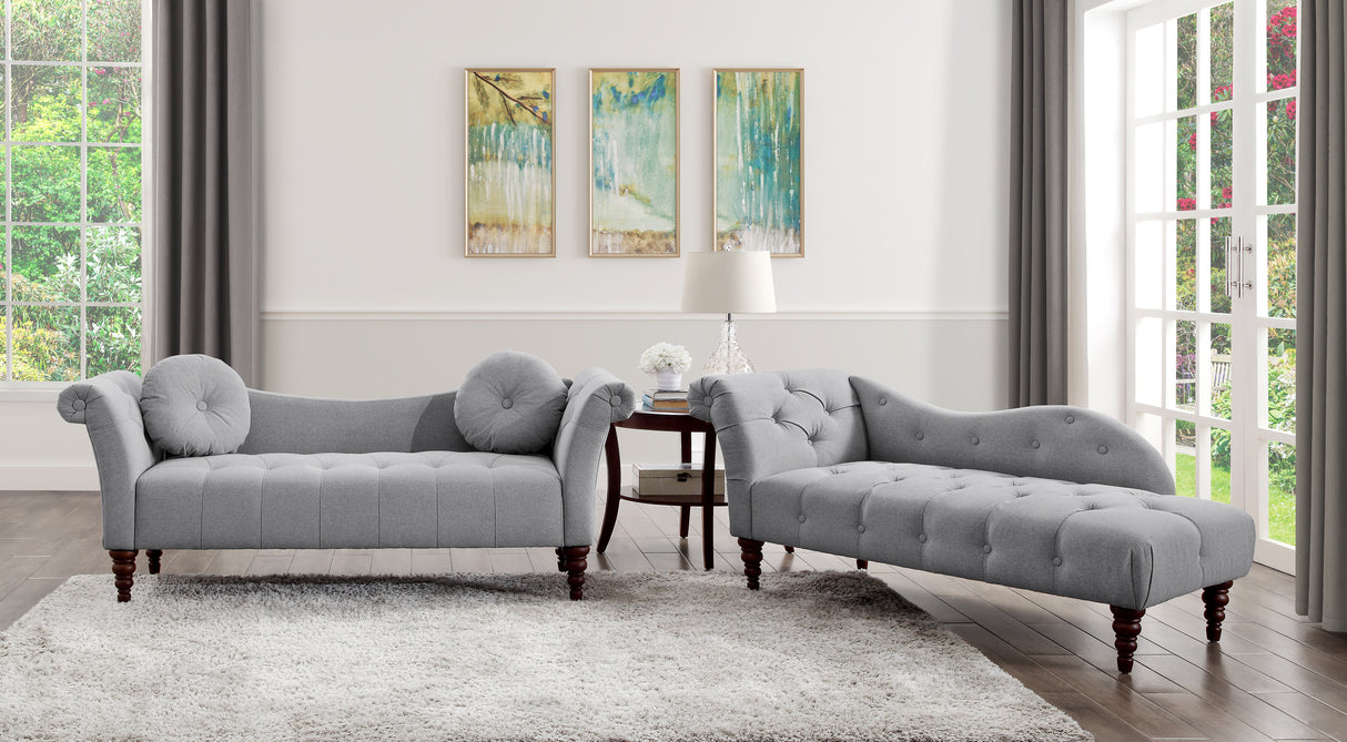 Blue Hill Dove-Hued Chaise