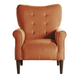 Kyrie Orange Accent Chair