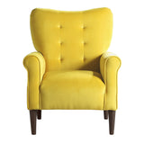 Kyrie Yellow Accent Chair