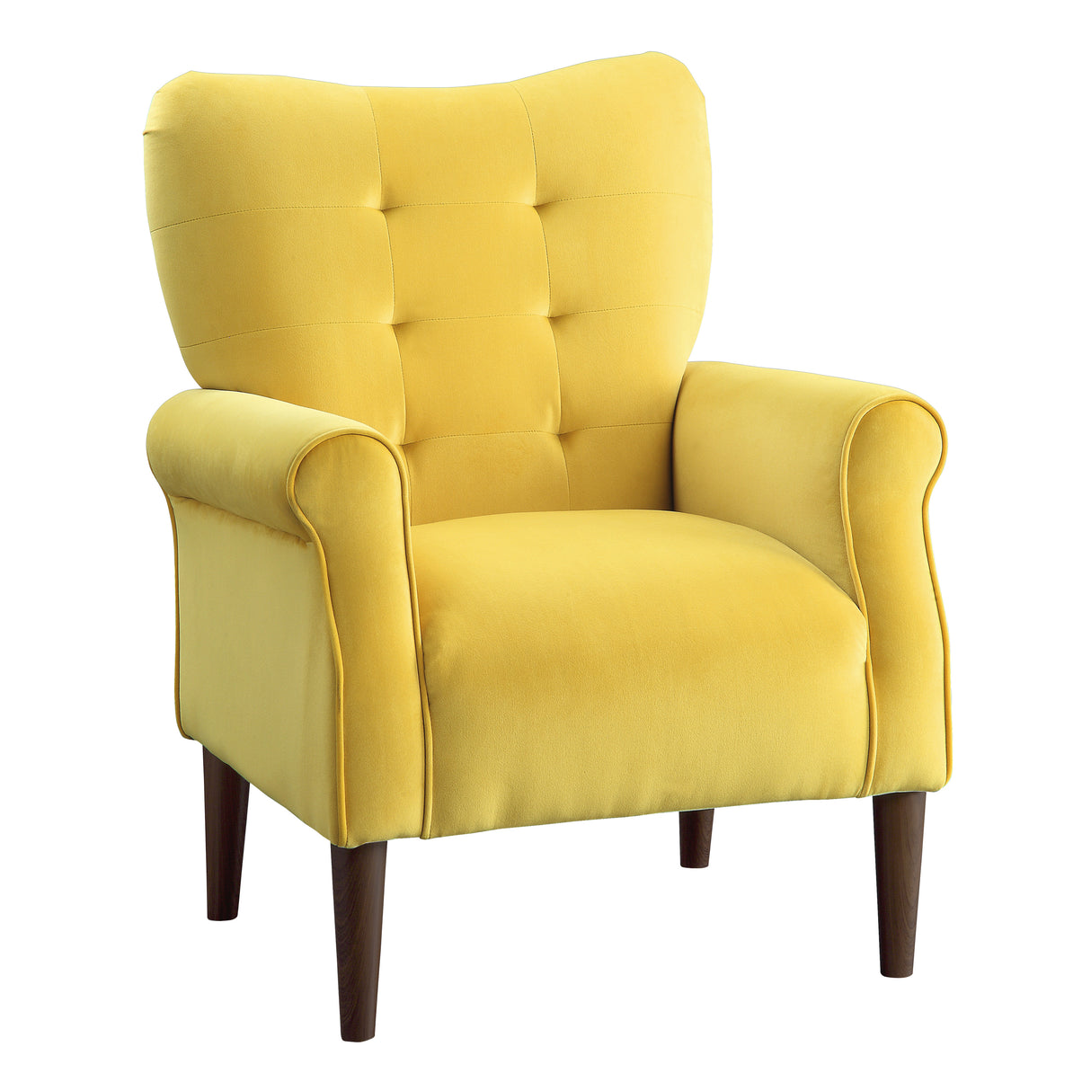 Kyrie Yellow Accent Chair