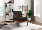 Alby Dark Brown Accent Chair