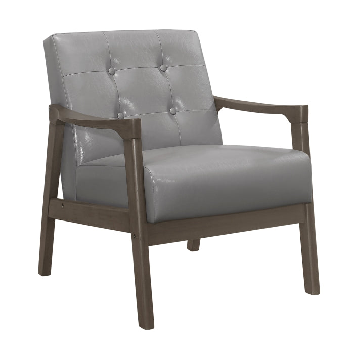 Alby Gray Accent Chair