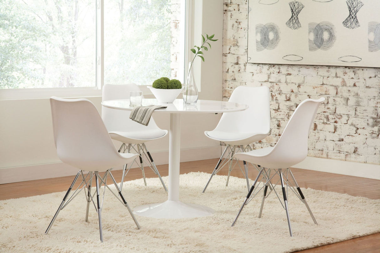 Lowry White Dining Room Set