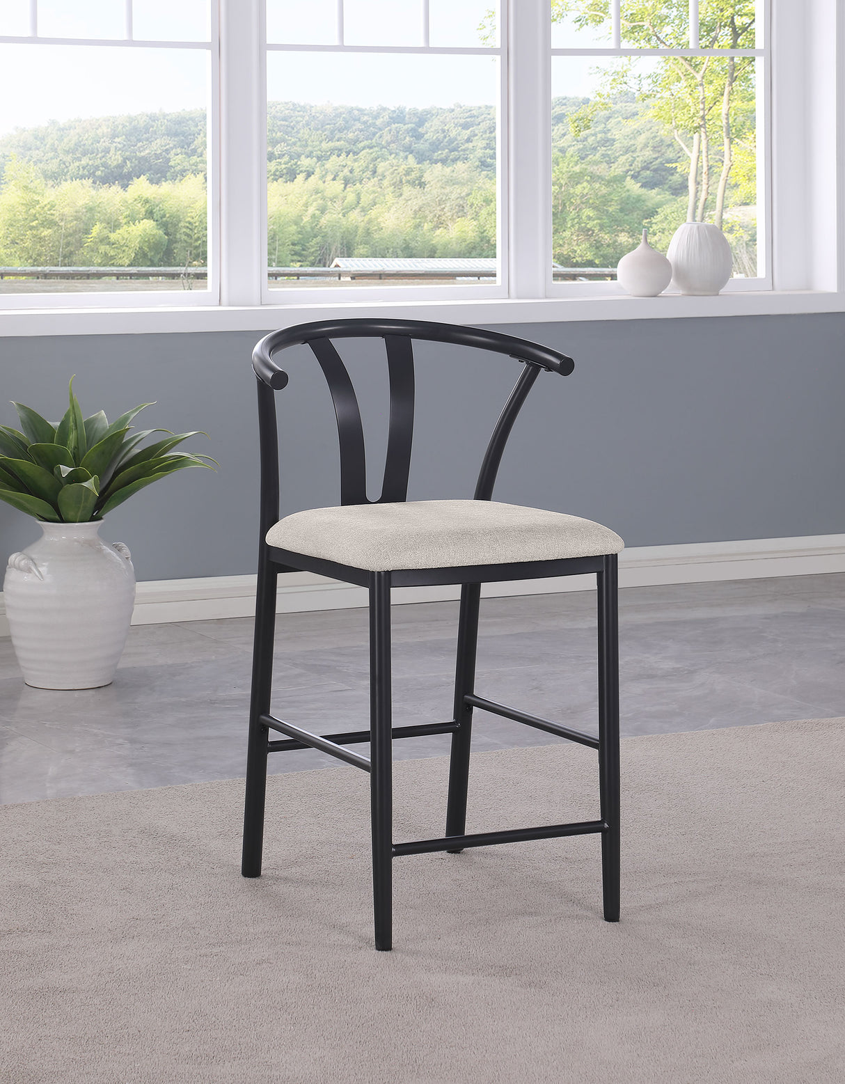 Dolman Beige Counter Height Dining Side Chair (Set Of 2)