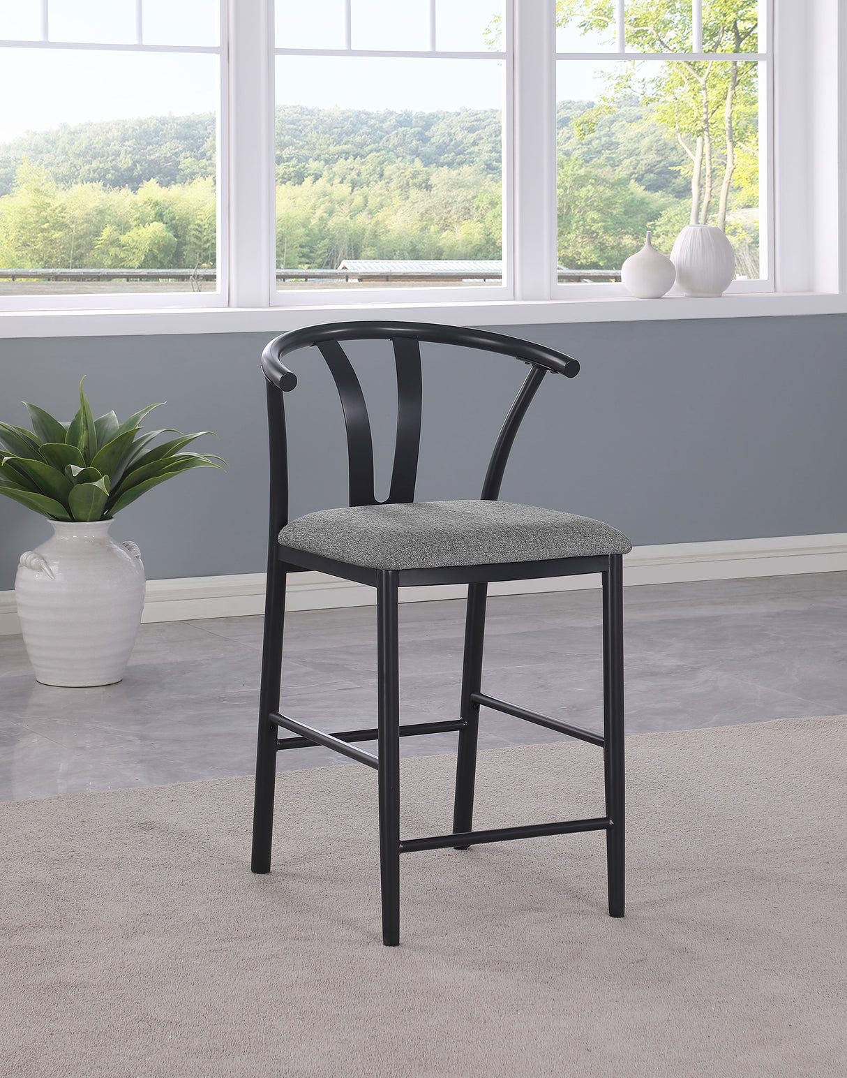 Dolman Grey Counter Height Dining Side Chair (Set Of 2)