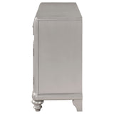 Danette 5-Drawer Dining Server Metallic Platinum