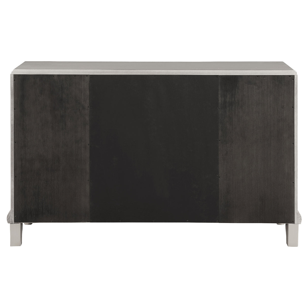 Danette 5-Drawer Dining Server Metallic Platinum