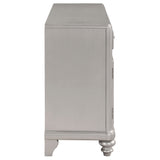 Danette 5-Drawer Dining Server Metallic Platinum