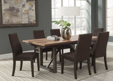 Spring Creek Brown Espresso Extendable Dining Room Set