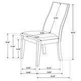 Spring Creek Natural Walnut / Taupe 5-Piece Rectangular Dining Table Set