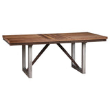 Spring Creek Natural Walnut 77-Inch Extension Dining Table