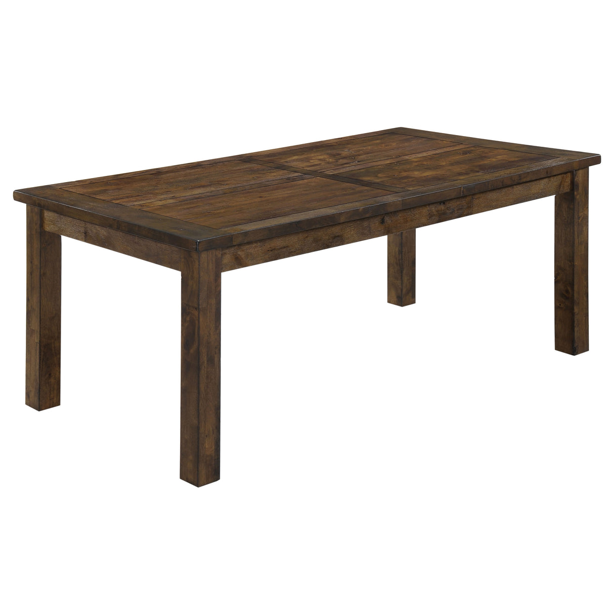 Coleman Rectangular Dining Table Rustic Golden Brown