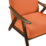 Kalmar Orange Accent Chair