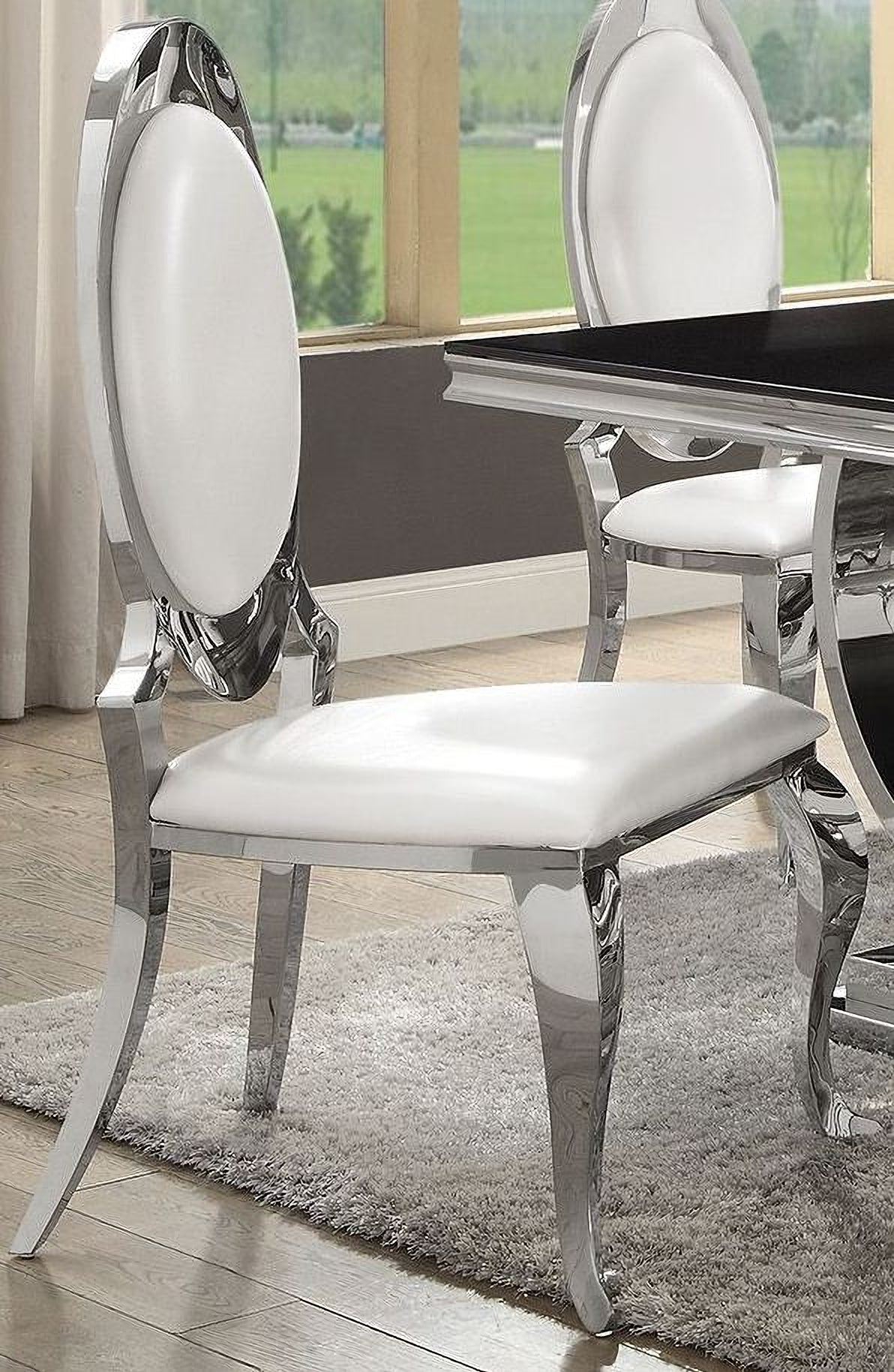 Antoine Chrome Dining Room Set