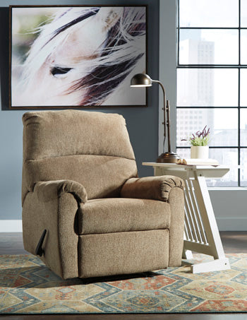 Nerviano Mocha Recliner