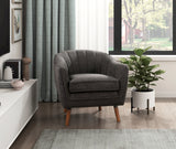 Cutler Charcoal-Hued Accent Chair