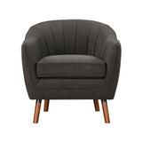 Cutler Charcoal-Hued Accent Chair