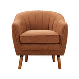 Cutler Rust-Hued Accent Chair