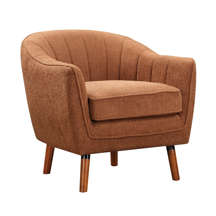 Cutler Rust-Hued Accent Chair